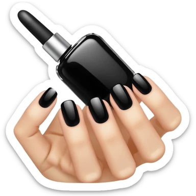 nail art black sticker