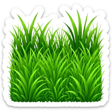 Grass field sticker