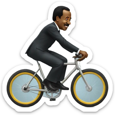"Paul biya sur le vélo"  sticker