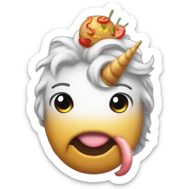 coolest emoji ever really cool preferably a unicorn with some kebab sticker