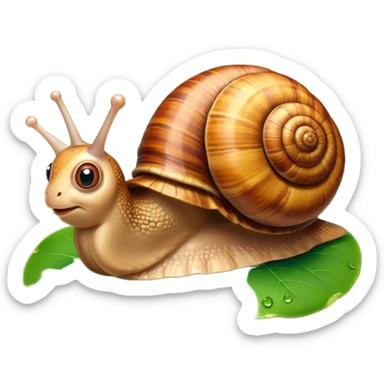 garden snail sticker