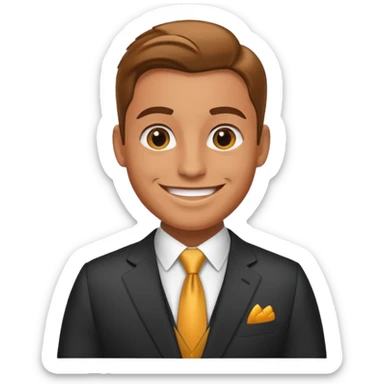 Person wuth big ego sticker