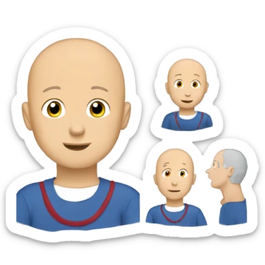 caillou from goanimate sticker