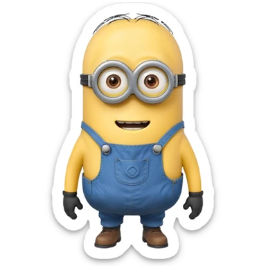 Minion from despicable me sticker
