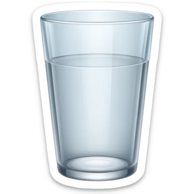 empty cup glass sticker