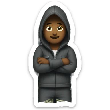 The money's locked up  sticker