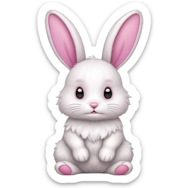 Bunny sticker