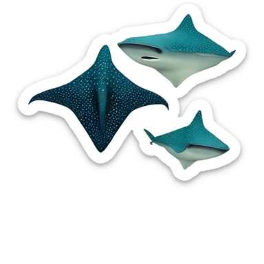 Spotted Eagle Rays sticker