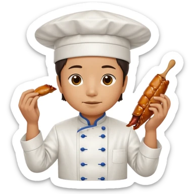 comida japonesa pato sticker