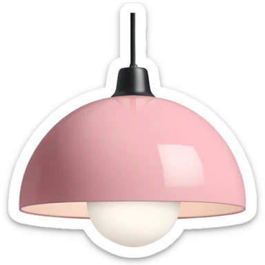 danish design lamp ph 5 pendel hues of rose sticker
