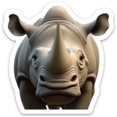 Indian Rhinoceros sticker