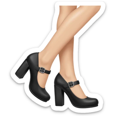 Block heels sticker