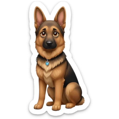 German Shepherd sticker