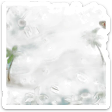 Beach attributes sticker