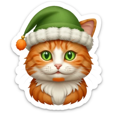 кот в шляпе sticker