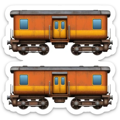Train Coupling sticker