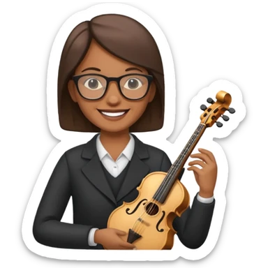 teacher of music sticker