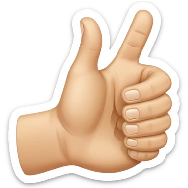 Thumbs up sticker