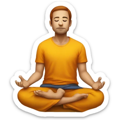 Vico meditando sticker