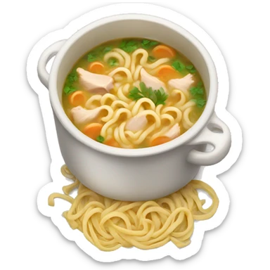 chicken noodle soup sticker