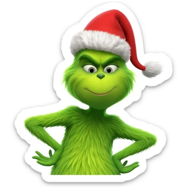 Grinch sticker