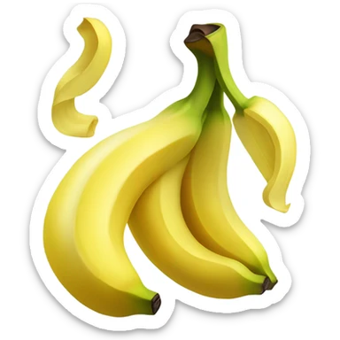 banana con pies  sticker