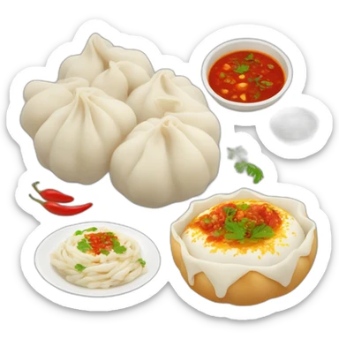 Georgian food Khinkali sticker