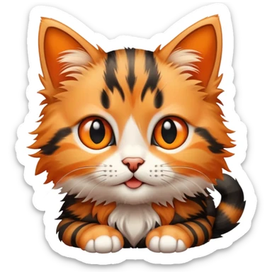 Chaton tigré  sticker