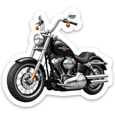 Softtail Harley Davidson sticker