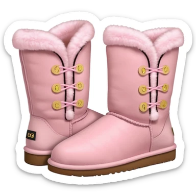 light Pink uggs sticker