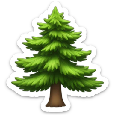 pine tree sticker
