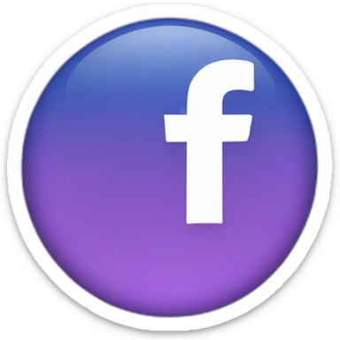 A Facebook Follow button  sticker