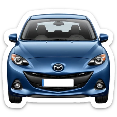 Mazda 3 hatchback azul marino  sticker