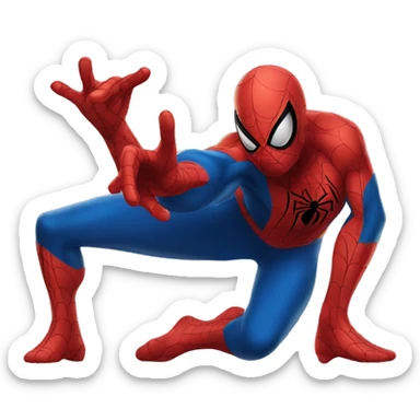 Make spider man emojis sticker