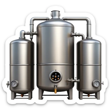 whiskey distillery tank sticker