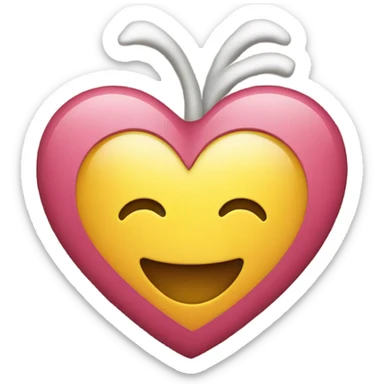 iPhone heart smile  sticker