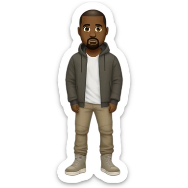 kanye west in Yeezy sticker