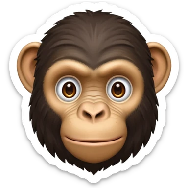 Chimpanzee sticker