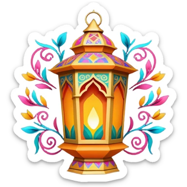 Diwali Lantern sticker