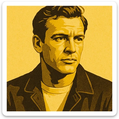 Create images of a man in different color schemes in the same style as the reference image. Keep the style consistent with the original man. sticker