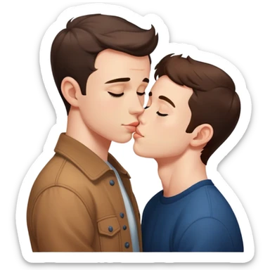 Create brandon flyyn kissing dylan minette sticker