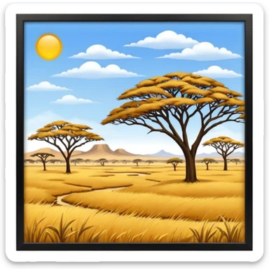 Sabana africana  sticker