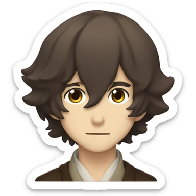 Dazai osamu sticker