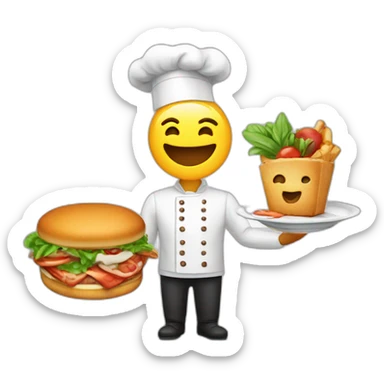 Gourmet food sticker