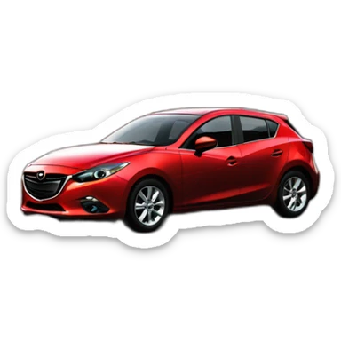 2014 mazda3 hatch red sticker