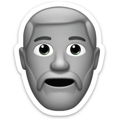 bearded man Lurk sticker