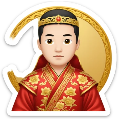 A Chinese princes sticker