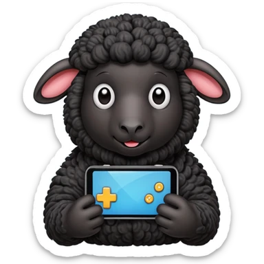 black sheepplayingvideogames sticker