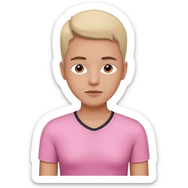 camilla de fisioterapia color rosada sticker