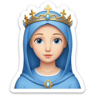Image of the Mother of God sticker